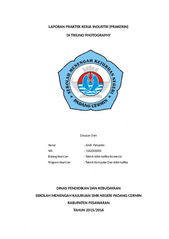 picture Laporan Pkl 34570 | Laporan Prakerin Triuno Photography