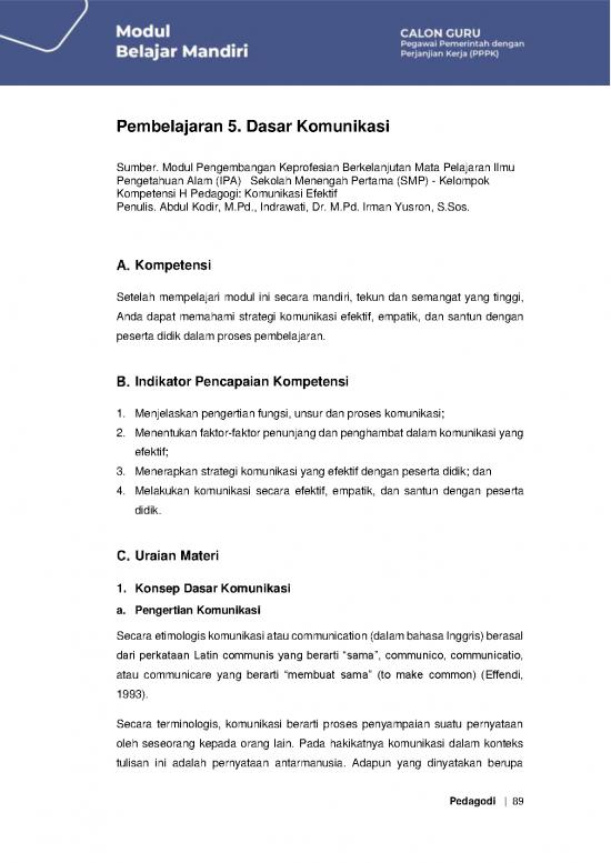picture Komunikasi Pdf 36146 | Modul Bahan Belajar   Pedagogi   2021   P5