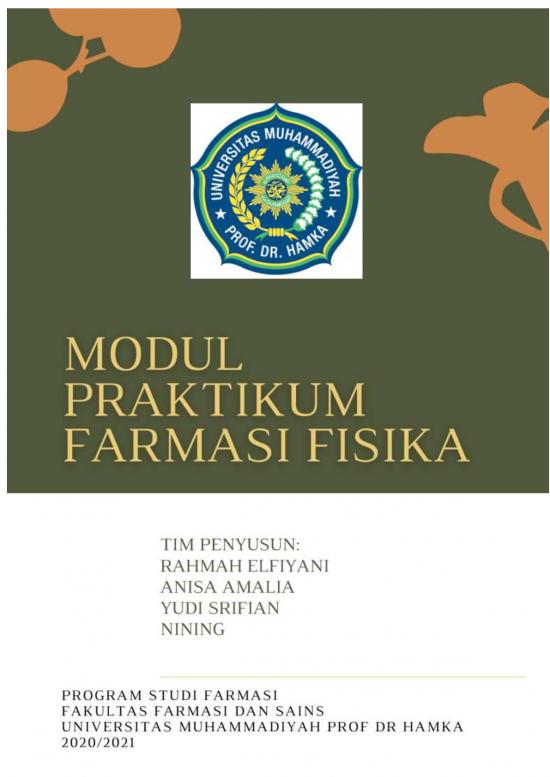 Buku Fisika Universitas 34414 | Modul Praktikum Farfis 2021