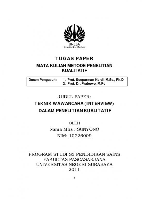 picture Makalah Penelitian Kualitatif 36063 | Paper Mata Kuliah Penelitian Kualitatif