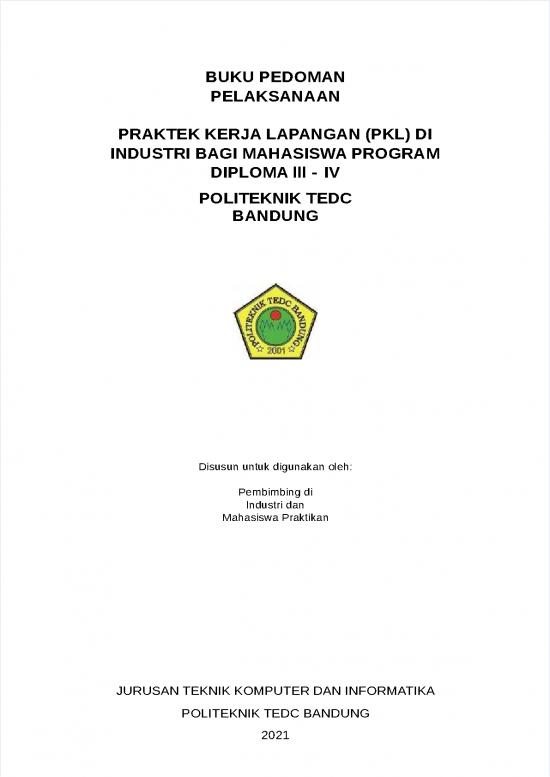 picture Presentasi Usaha 34652 | Pedoman Pkl Diii Dan Div Iftk Revisi