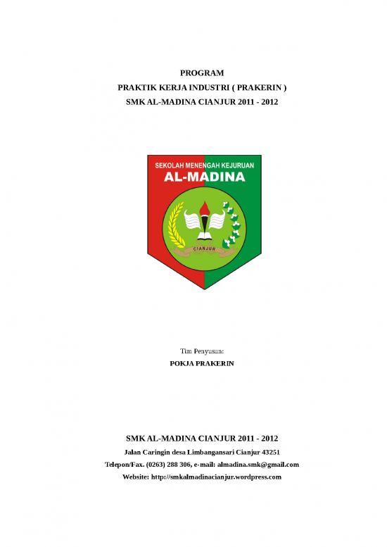 picture_Contoh Penilaian Pembelajaran 34810 | Program Praktik Kerja Industri Amc