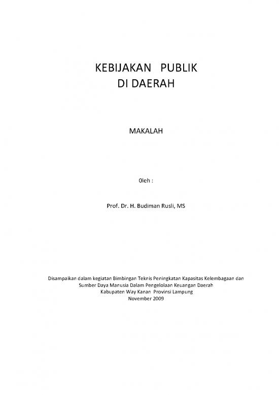 picture Makalah Pdf 35433 | Pustaka Unpad Implementasi Kebijakan Daerah