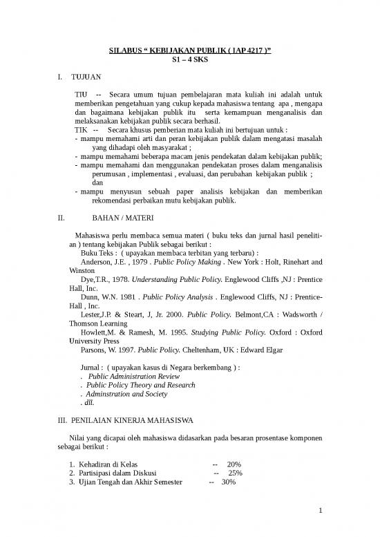 picture1_Buku Analisis Kebijakan Publik 35353 | Silabus Kebijakan Publik