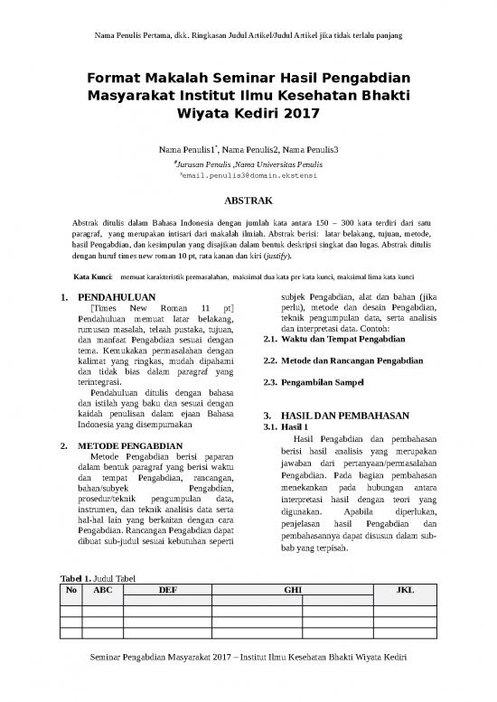 picture Contoh Pendahuluan Artikel 36098 | V3 Mpyulia Template Fullpaper Seminar Pengmas
