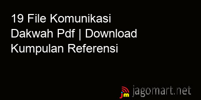 picture 19 File Komunikasi Dakwah Pdf | Download Kumpulan Referensi