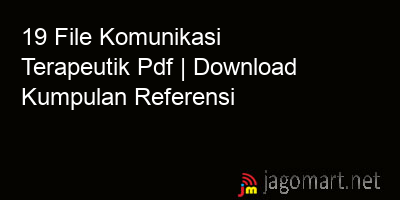 picture 19 File Komunikasi Terapeutik Pdf | Download Kumpulan Referensi