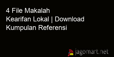 picture 4 File Makalah Kearifan Lokal | Download Kumpulan Referensi