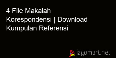 picture 4 File Makalah Korespondensi | Download Kumpulan Referensi