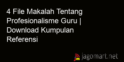 picture 4 File Makalah Tentang Profesionalisme Guru | Download Kumpulan Referensi