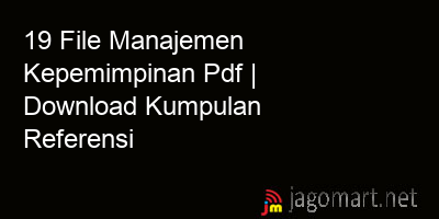 picture 19 File Manajemen Kepemimpinan Pdf | Download Kumpulan Referensi
