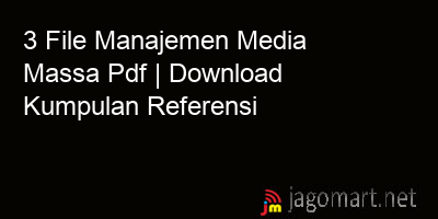 picture 3 File Manajemen Media Massa Pdf | Download Kumpulan Referensi
