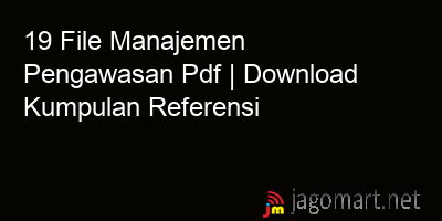 picture 19 File Manajemen Pengawasan Pdf | Download Kumpulan Referensi