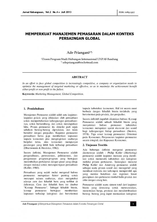 picture Manajemen Penjualan Pdf 36625 | 103775 Id Memperkuat Manajemen Pemasaran Dalam Kon