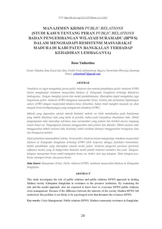 picture1_Manajemen Krisis Pdf 36626 | 106778 Id Manajemen Krisis Public Relations Studi