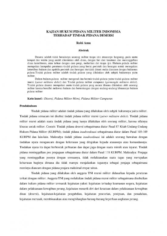picture_Hukum Pdf 37770 | 12531 Id Kajian Hukum Pidana Militer Indonesia Terhadap Tindak Pidana Desersi