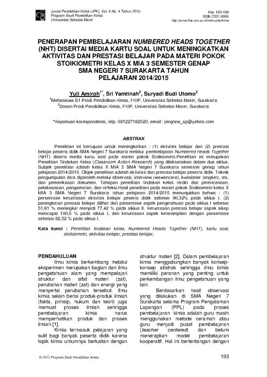 picture Pembelajaran Pdf 38206 | 125838 Id Penerapan Pembelajaran Numbered Heads To