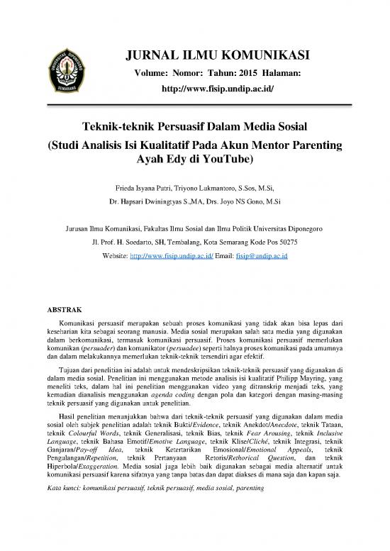 picture Komunikasi Pdf 36275 | 185258 Id Teknik Teknik Persuasif Dalam Media Sosi