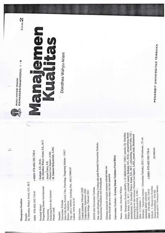 picture_Manajemen Kualitas Total Pdf 36512 | 2020 Ariani Manajemen Kualitas