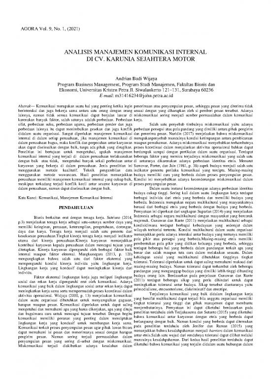 picture Manajemen Konflik Dalam Organisasi Pdf 36640 | 358502 Analisis Manajemen Komunikasi Internal D Bfd4e1af