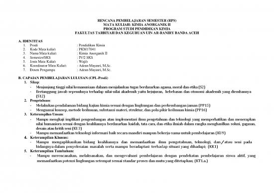 picture Kimia Lingkungan Pdf 38121 | 39 Rps Kimia Anorganik Ii picture Kimia Lingkungan Pdf 38121 | 39 Rps Kimia Anorganik Ii