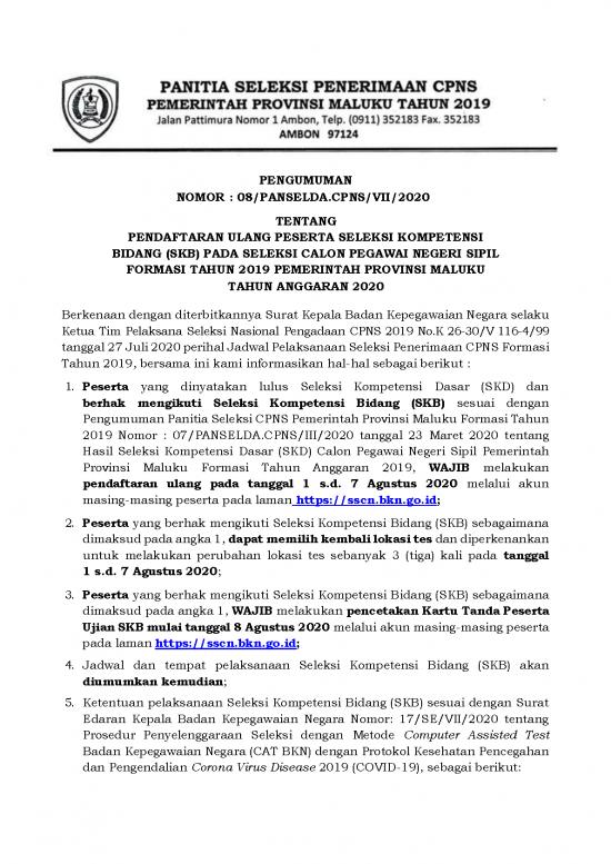 picture_3 Pengumuman Pendaftaran Ulang Skb Cpns Promal Formasi 2019 Ok