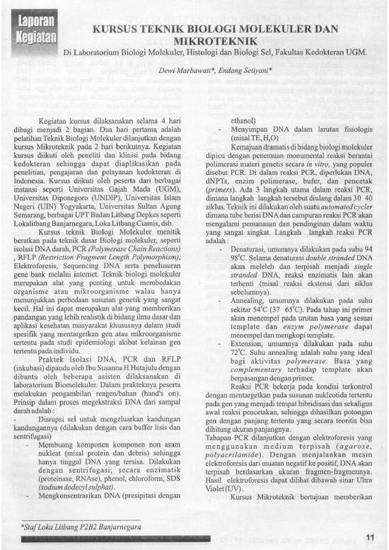 picture_Penelitian Pdf 38062 | 57432 Id Kursus Teknik Biologi Molekuler Dan Mikr