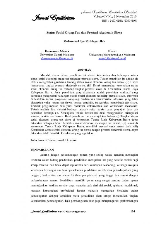 picture_Sosiologi Pdf 37316 | 69315 Id Status Sosial Orang Tua Dan Prestasi Aka