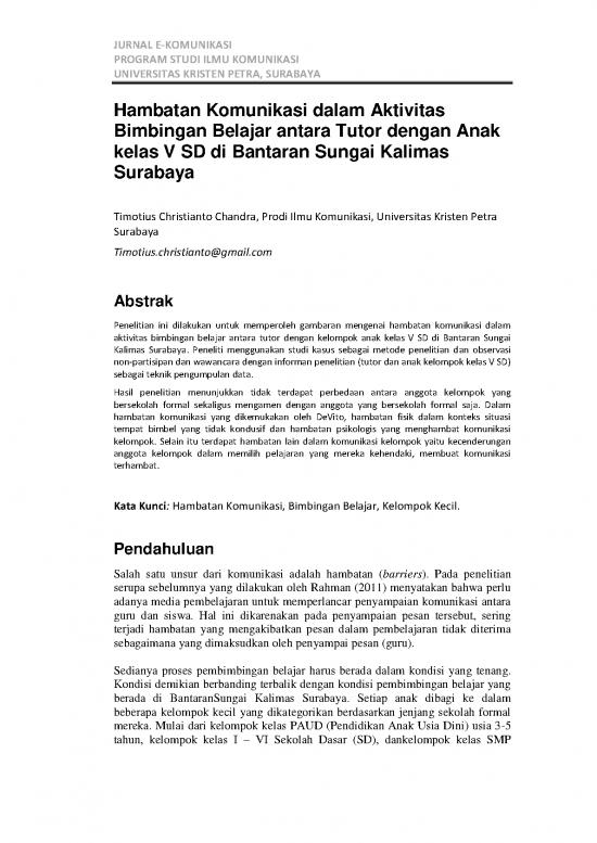 picture Komunikasi Pdf 36288 | 80637 Id Hambatan Komunikasi Dalam Aktivitas Bimb