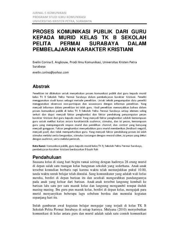 picture Komunikasi Pdf 36289 | 83201 Id Proses Komunikasi Publik Dari Guru Kepad