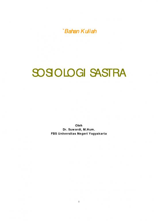 picture Sosiologi Pdf 37596 | Bahan Kuliah Sosiologi Sastra 0