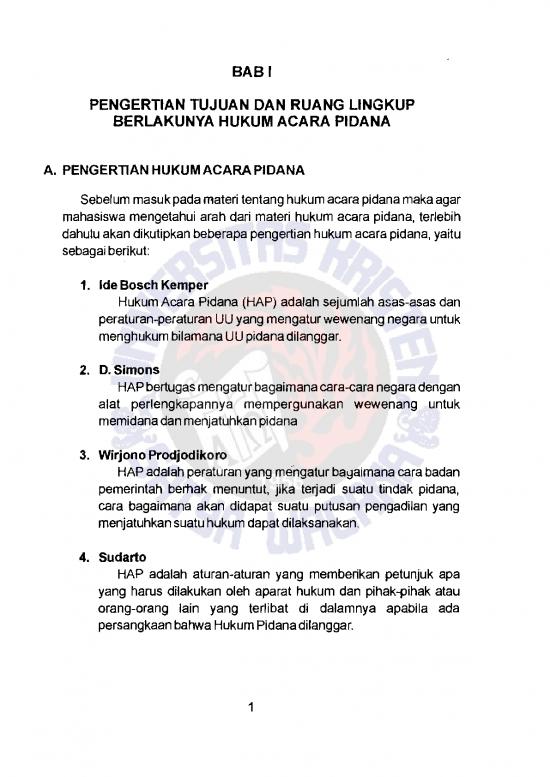 picture Hukum Pdf 37887 | Book  Haryanto Hukum Acara Pidana Bab 1