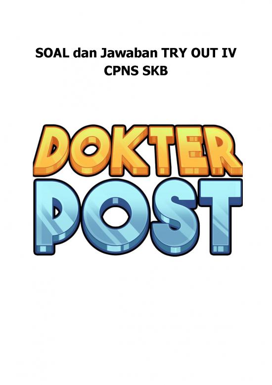 picture Kumpulan Soal Cpns Dan Jawabannya Pdf 37036 | Chapter Skb 4 picture Kumpulan Soal Cpns Dan Jawabannya Pdf 37036 | Chapter Skb 4