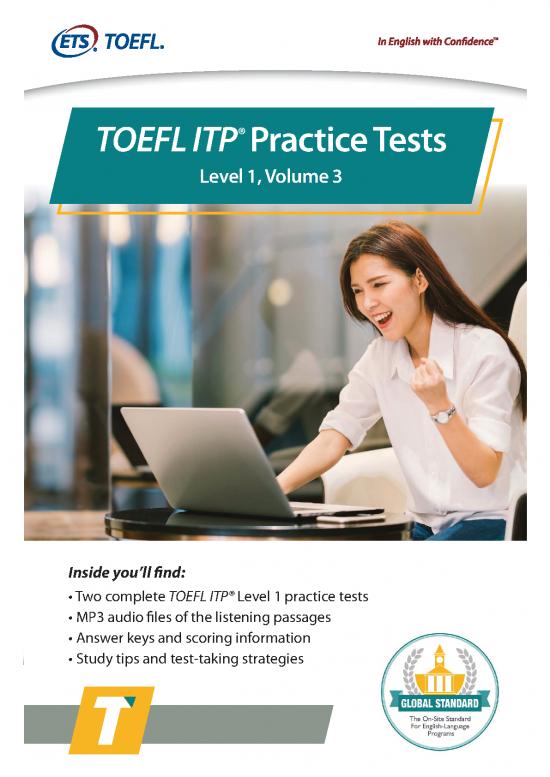 picture_Electronic Spread Sheet 37240 | Itp Practice Test Level 1 Volume 3 Ebook