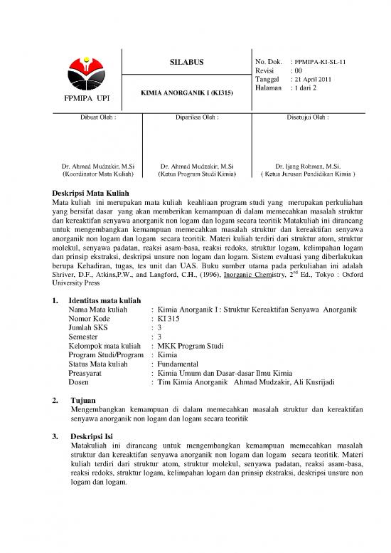 picture_Kimia Anorganik Pdf 38298 | Ki315 Kimia Anorganik I