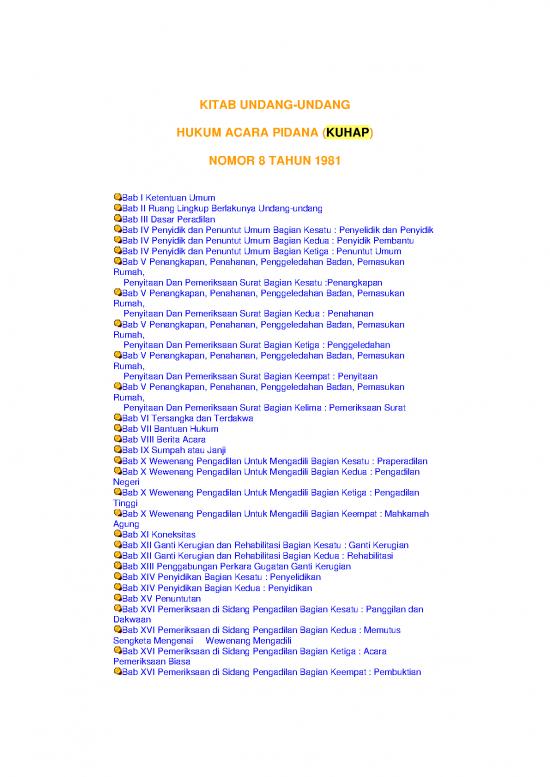 picture_Hukum Pdf 37800 | Kitab Undang Undang Hukum Acara Pidana Kuhap N 8 Tahun 1981