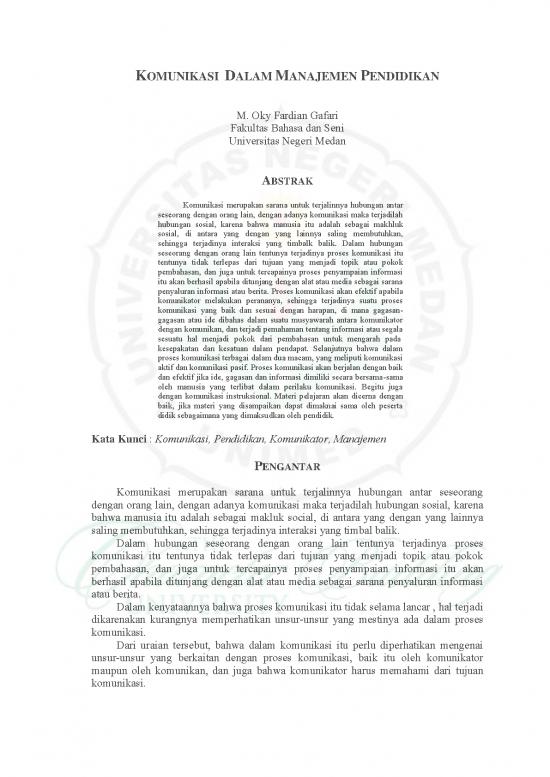 picture1_Komunikasi Pdf 36482 | Komunikasi Dalam Manajemen Pendidikan