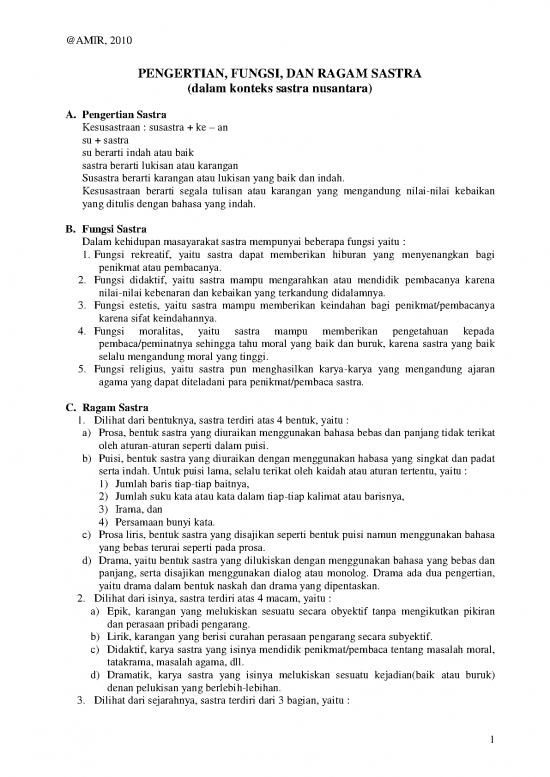 picture Sastra Pdf 37568 | Pengertian Sastra