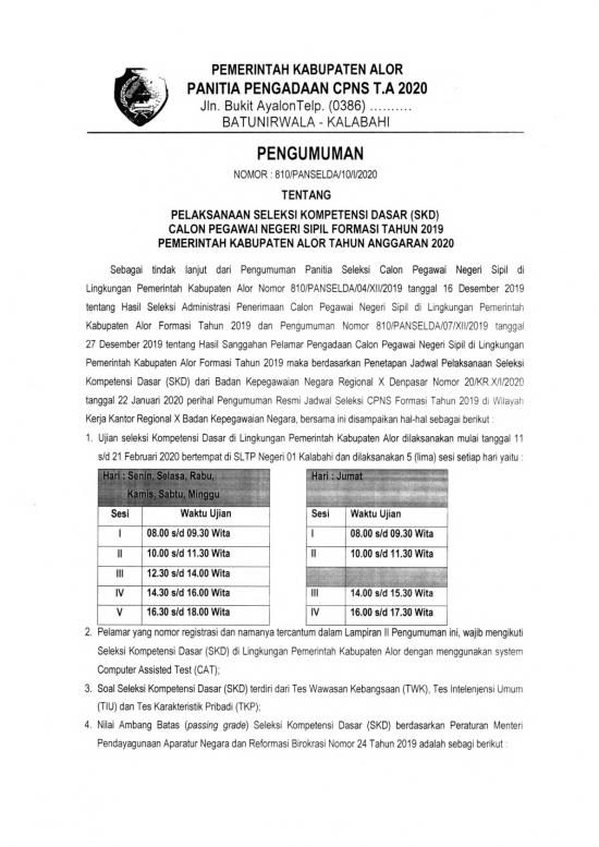picture_Pengumuman Pelaksanaan Seleksi Kompetensi Dasar Skd Cpns Formasi Tahun 2019 Pemka Alor Tahun Anggaran 2020