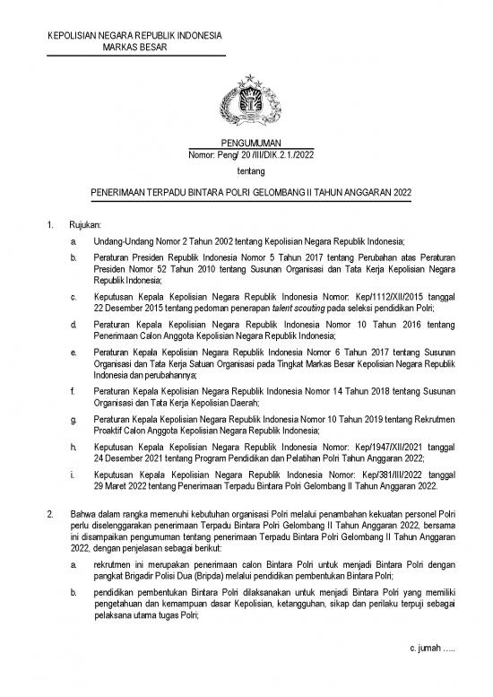 picture_Tata Negara Pdf 37067 | Pengumuman Penerimaan Bintara Ta 2022