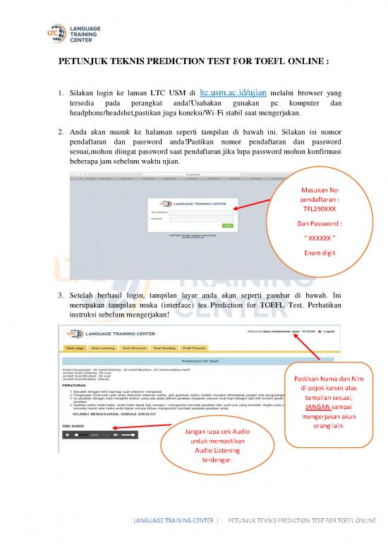 picture1_Soal Toefl Listening Pdf 37023 | Petunjuk Pengerjaan