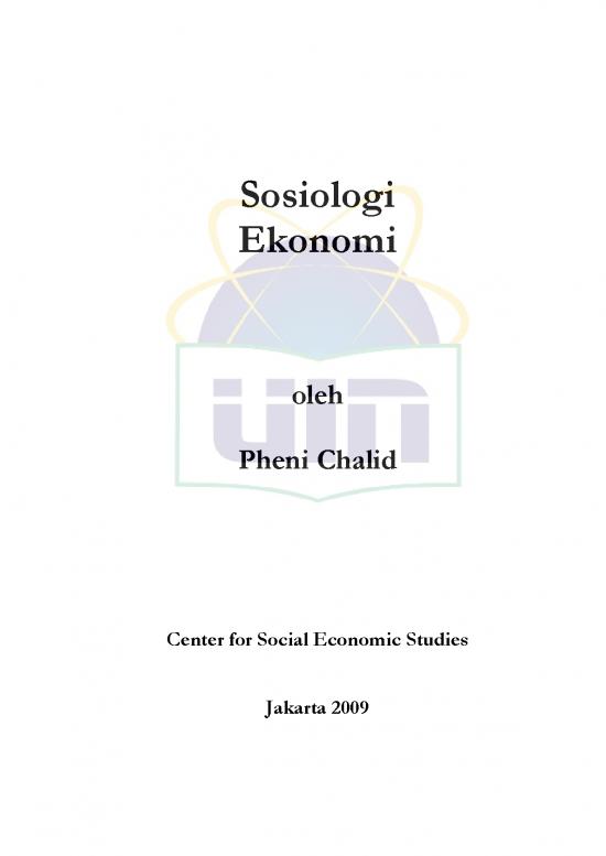 picture Sosiologi Pdf 37330 | Pheni Chalid   Sosiologi Ekonomi