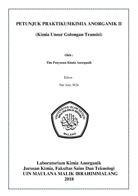 picture_Buku Kimia Anorganik Pdf 38190 | Ppraktikum Anorg Ii 2018 Asisten