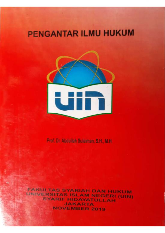 Pengantar Ilmu Hukum Pdf - Homecare24