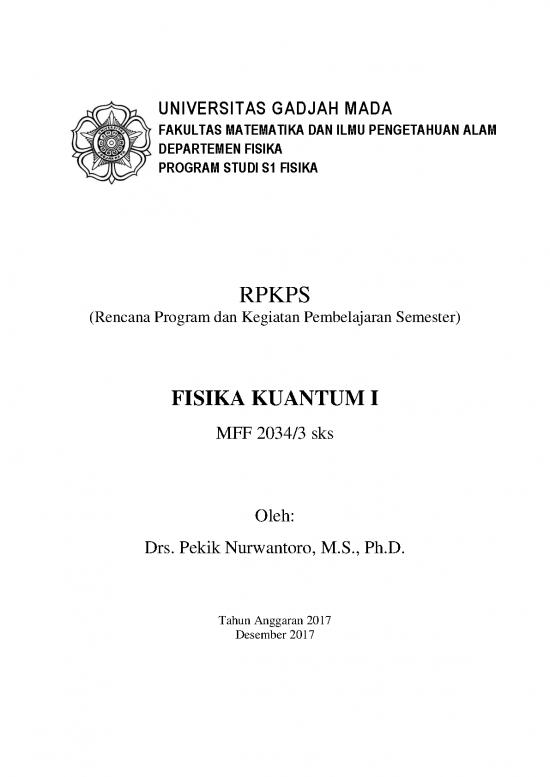 picture_Fisika Kuantum Pdf 38410 | Rpkps S1 Fisika Kuantum I