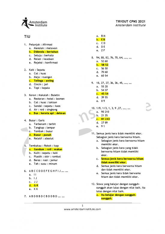 picture Pdf Tiu Cpns 2021 36899 | Soal To Cpns