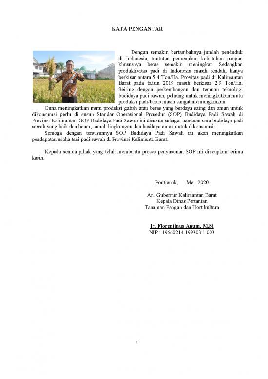 picture_Pertanian Pdf 37407 | Standar Operasional Prosedur (sop) Padi Sawah Di Provinsi Kalimantan Barat