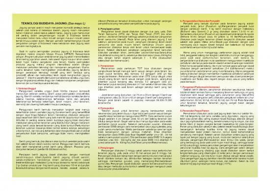 picture Budidaya Tanaman Jagung Pdf 37600 | Teknologi Budidaya Jagung picture Budidaya Tanaman Jagung Pdf 37600 | Teknologi Budidaya Jagung