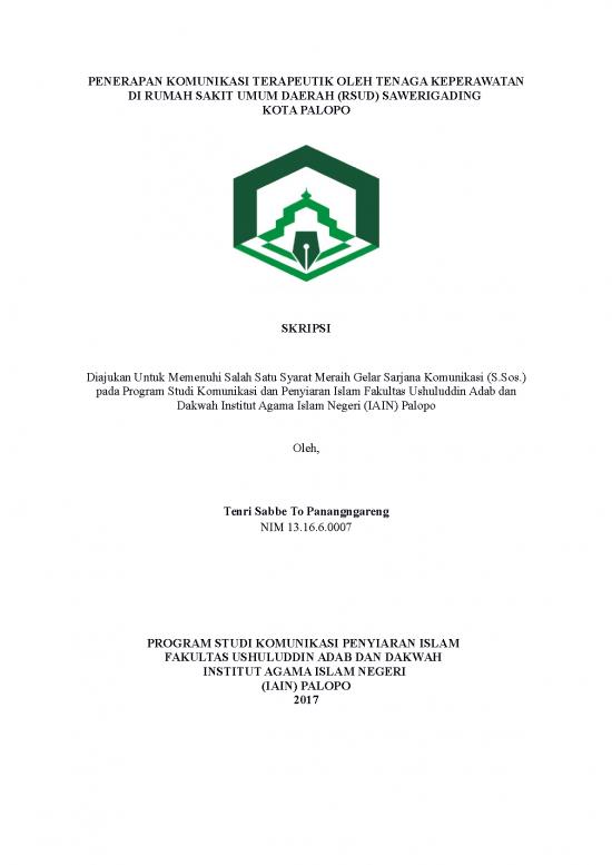 picture Komunikasi Pdf 36329 | Tendri Sabbe To Panangngareng