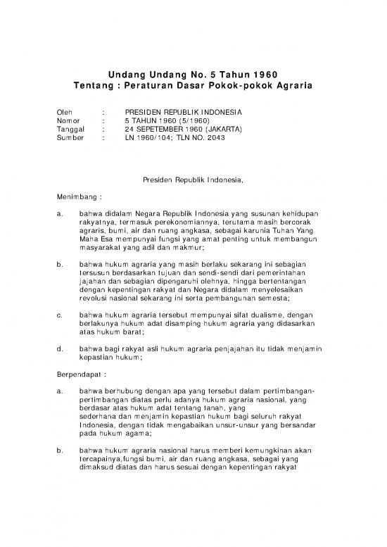 picture Hukum Pdf 37723 | Uu Nomor 5 Tahun 1960 picture Hukum Pdf 37723 | Uu Nomor 5 Tahun 1960